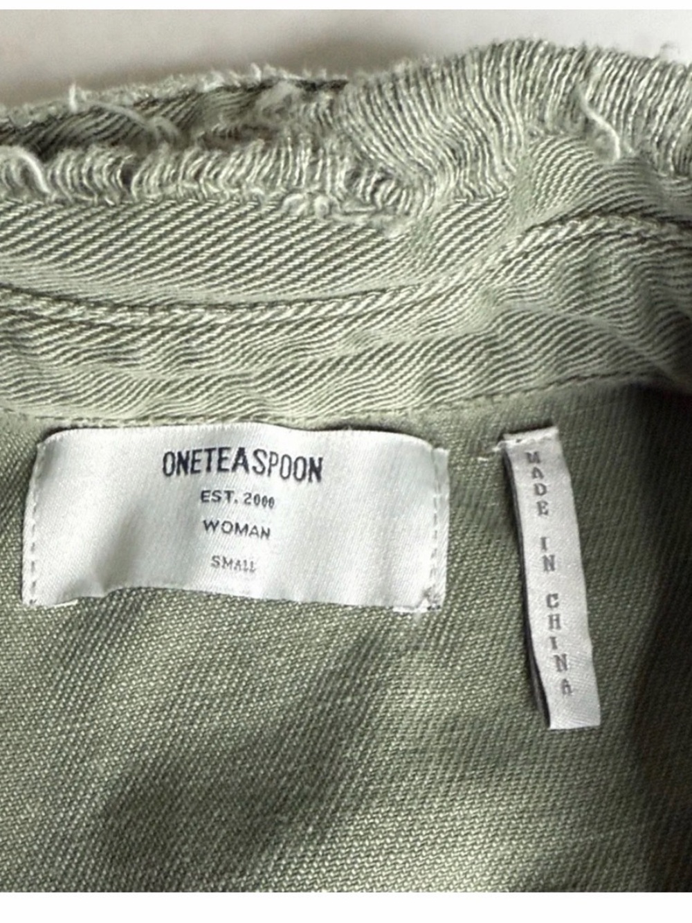 One Teaspoon Sz S Super Khaki Utility Belted Jumpsuit 100% Cotton - Picture 7 of 9